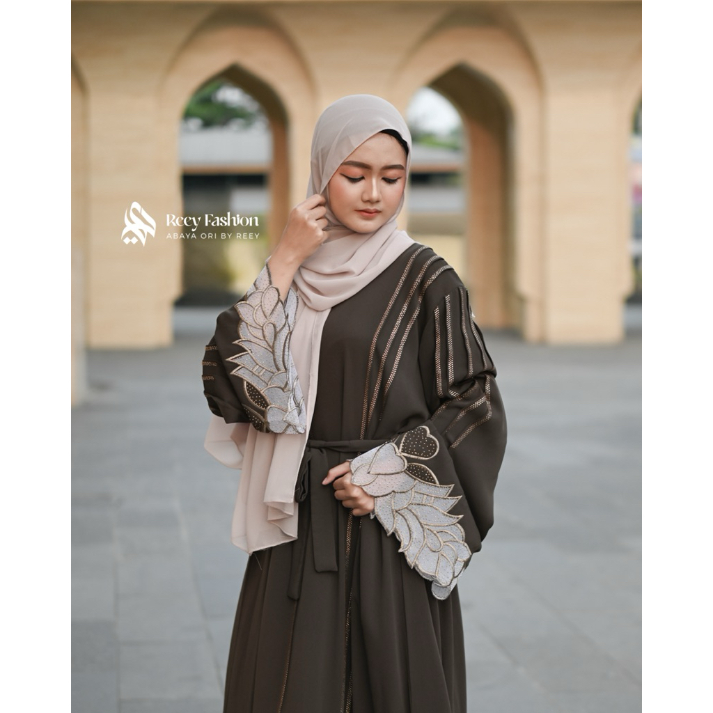 Abaya layla original mesir import free pasmina