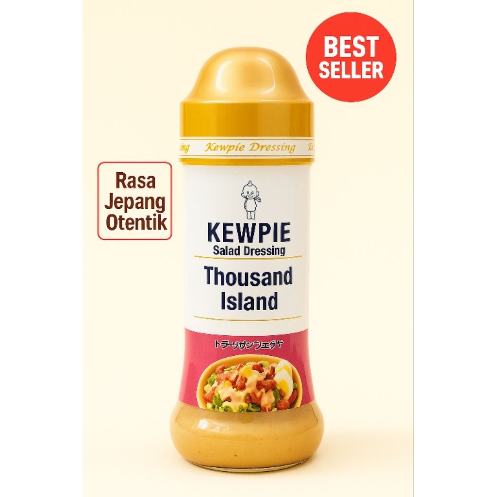 

Kewpie salad dressing thousan island 200ml