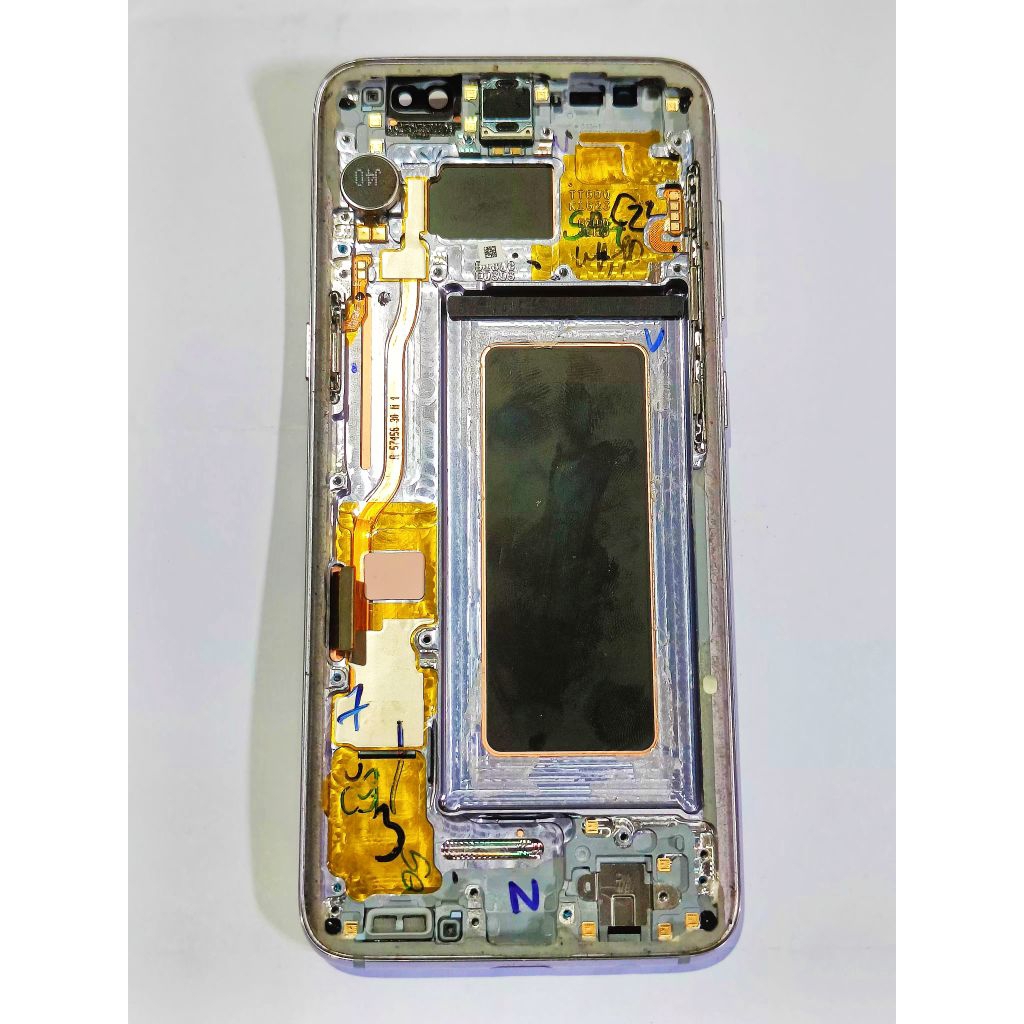 FRAME TULANG TENGAH RANGKA HOUSING LCD SAMSUNG S8 NORMAL ORIGINAL COPOTAN MULUS BERGARANSI