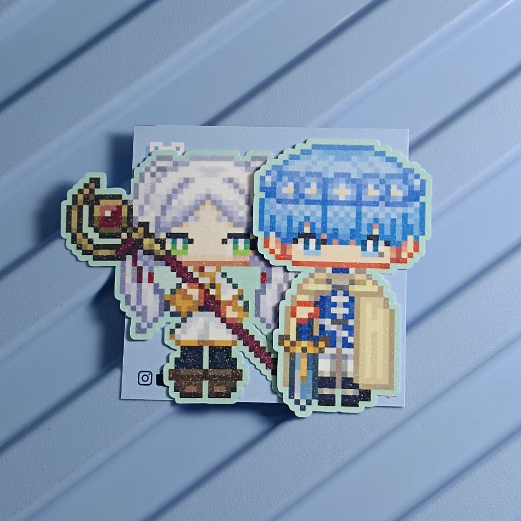 

[D4C] Pixel Doll Frieren Himmel Anime Sticker Vinyl Glitter Fanmerch