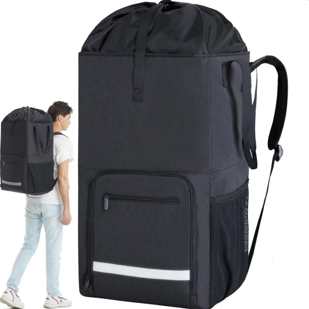 Tas Ransel Laundry Tas model serut Laundry ukuran besar Laundry Backpack kapasitas Besar waterproof,