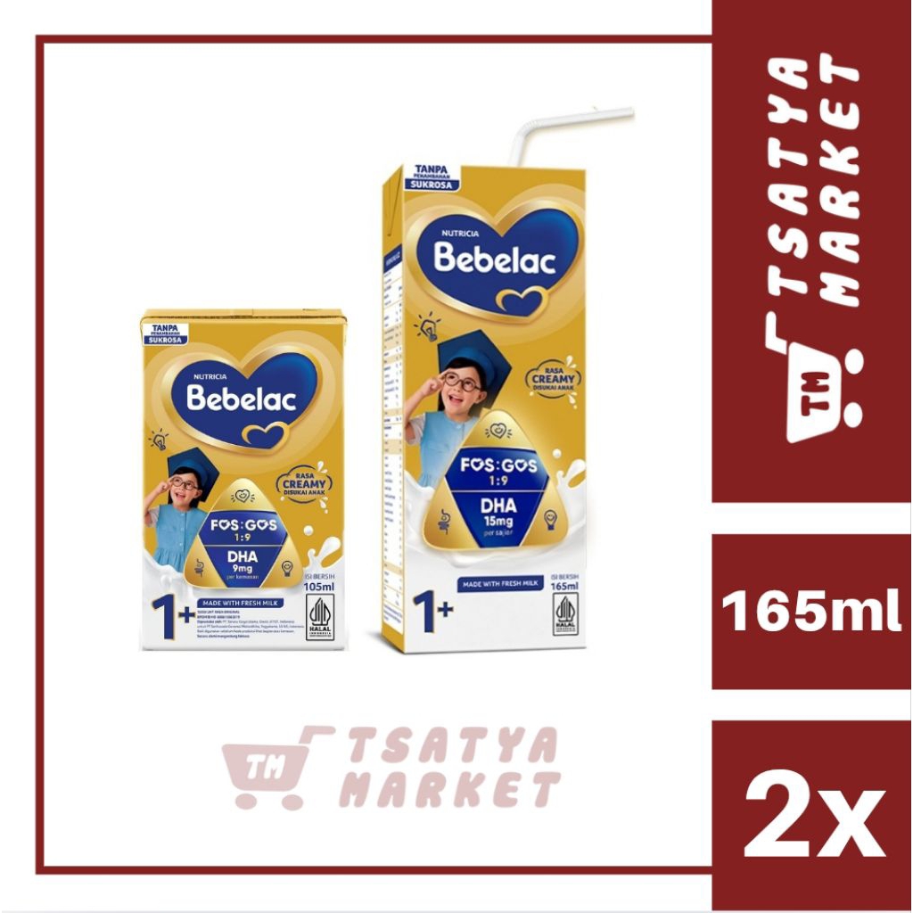 

BEBELAC SUSU FORMULA UHT FRESH MILK ORIGINAL PLAIN 105ML / 165ML