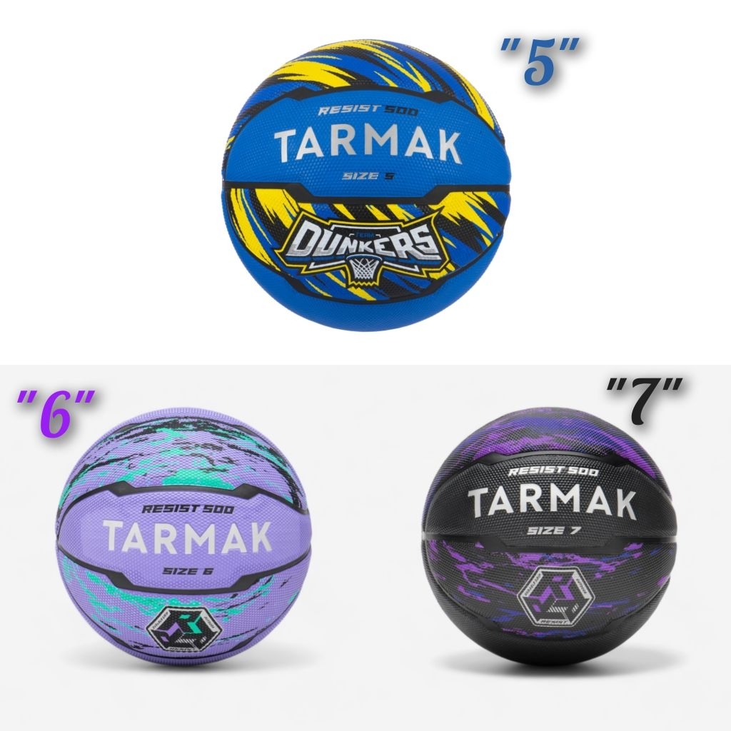 Bola Basket Tarmak R500 - Size 5,6 & 7