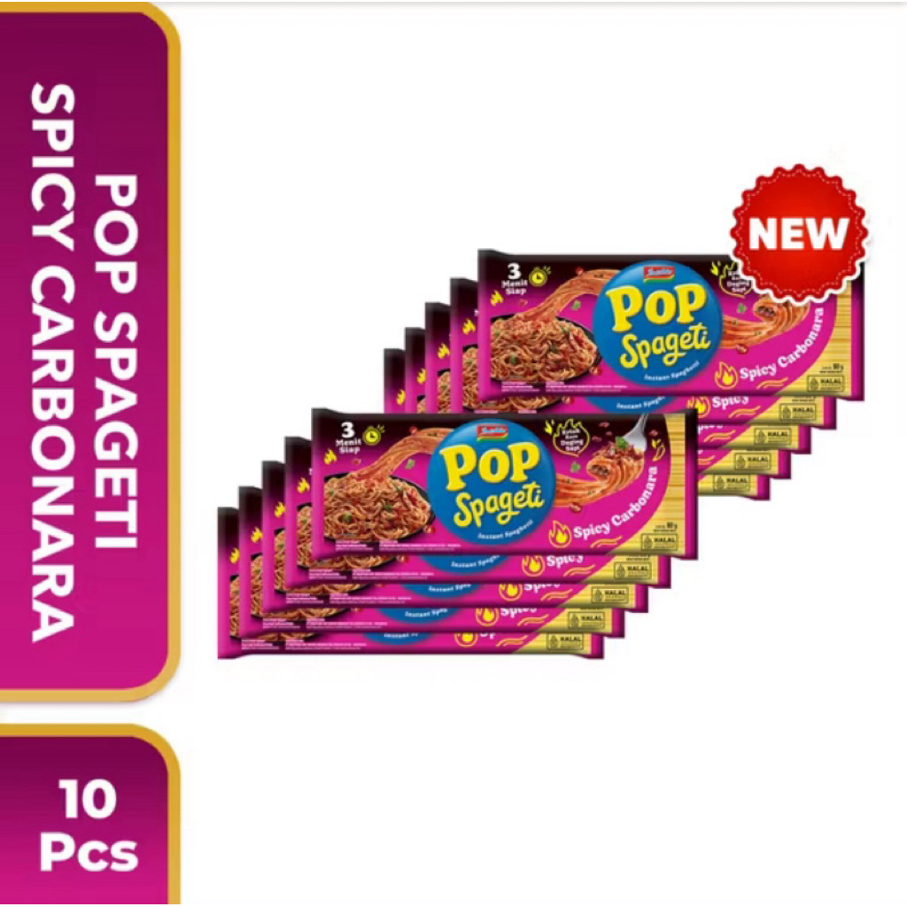 

Pop Spageti Spicy Carbonara – 10 Bungkus Sensasi Pedas Gurih dalam Sekejap