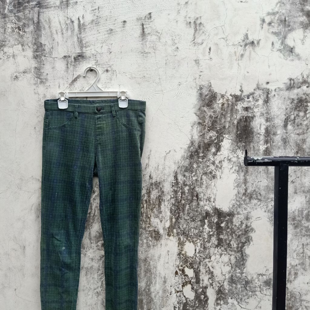 Uniqlo Tartan Celana soft jeans