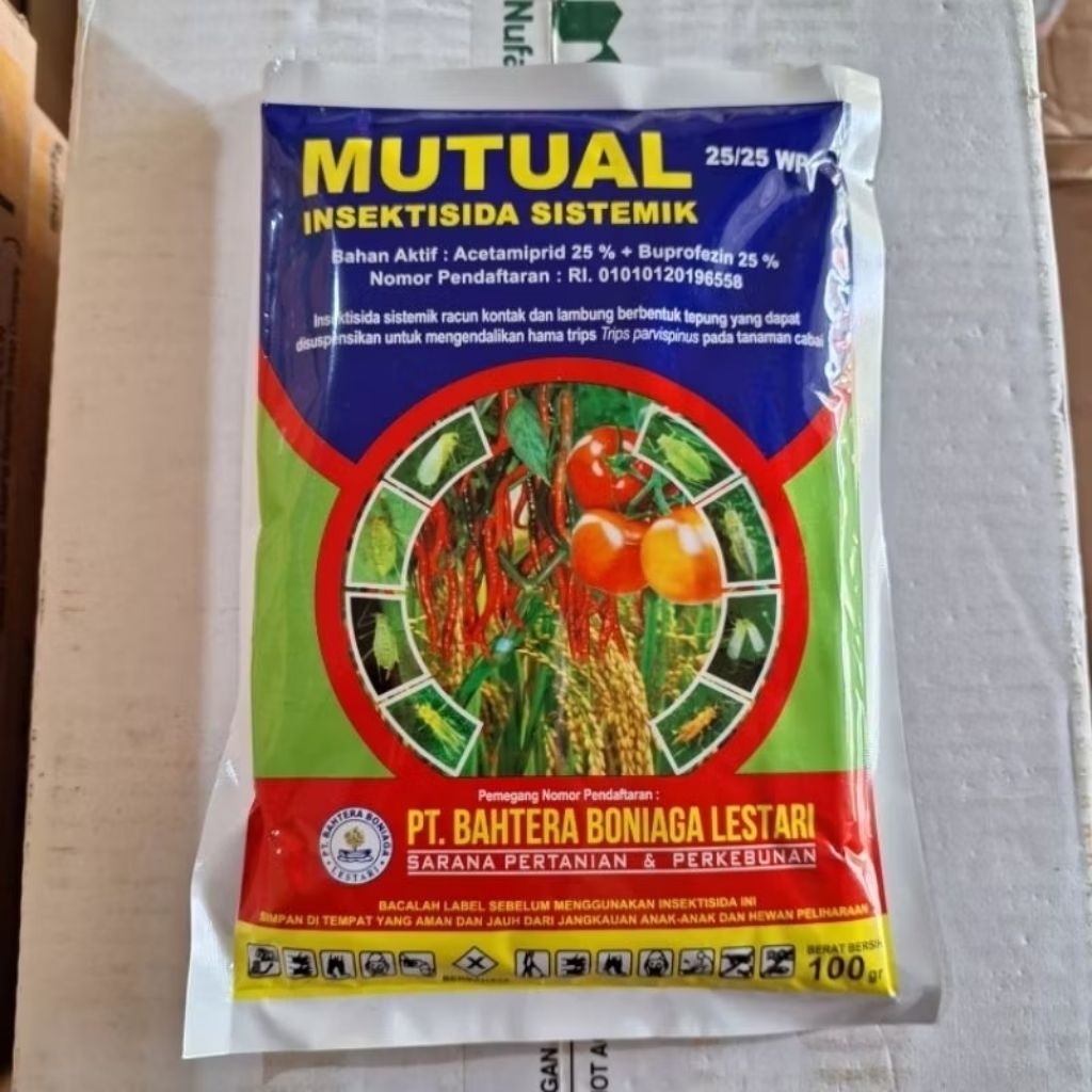 Insektisida Mutual 25/25 WP ( Acetamiprid 25% + Buprofezin 25% ) 100 Gram