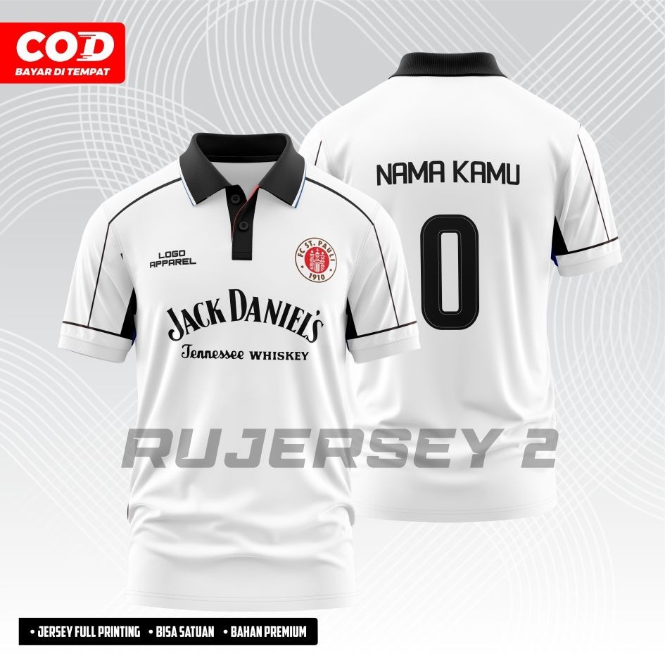 Jersey ST. PAULI 1999 Away Full Printing
