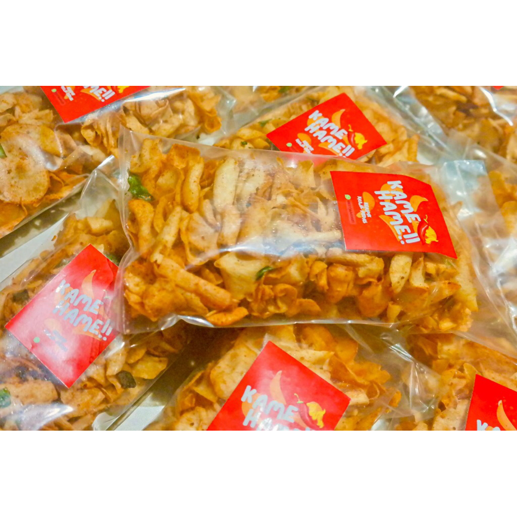

KERIPIK SINGKONG KRIWIL PEDAS GURIH DAUN JERUK 250gr, 500 gr, 1kg