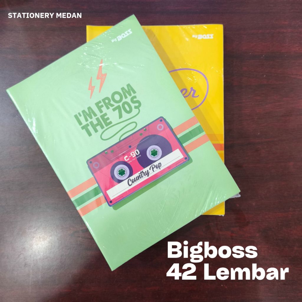 

Buku Tulis Bigboss 42 Lembar - 1 Pak ( 6 Buku )