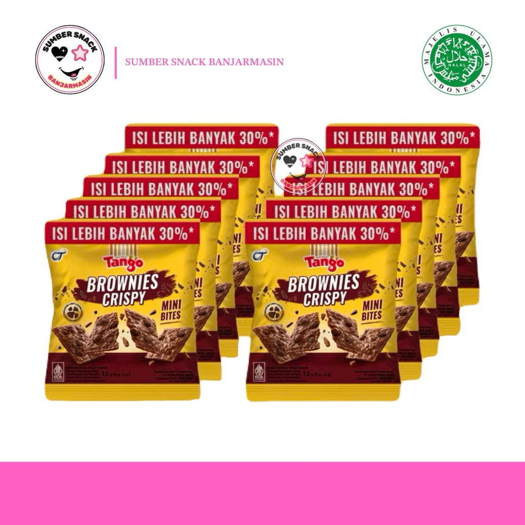 

(Renceng) Tango Brownies Crispy Renceng (Isi 10pcs/Renceng) (10pcsx12g)