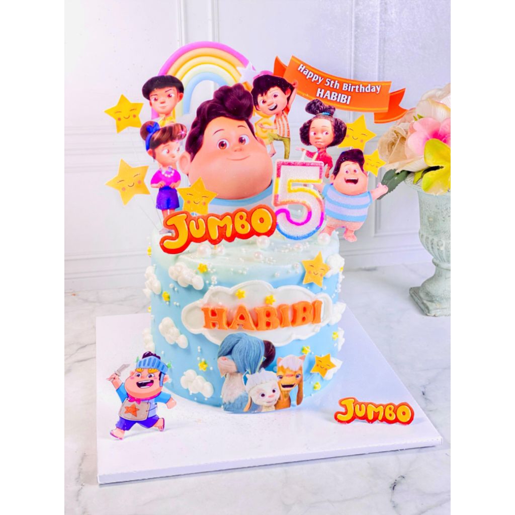

kue ulang tahun anak birthday jumbo topper cake