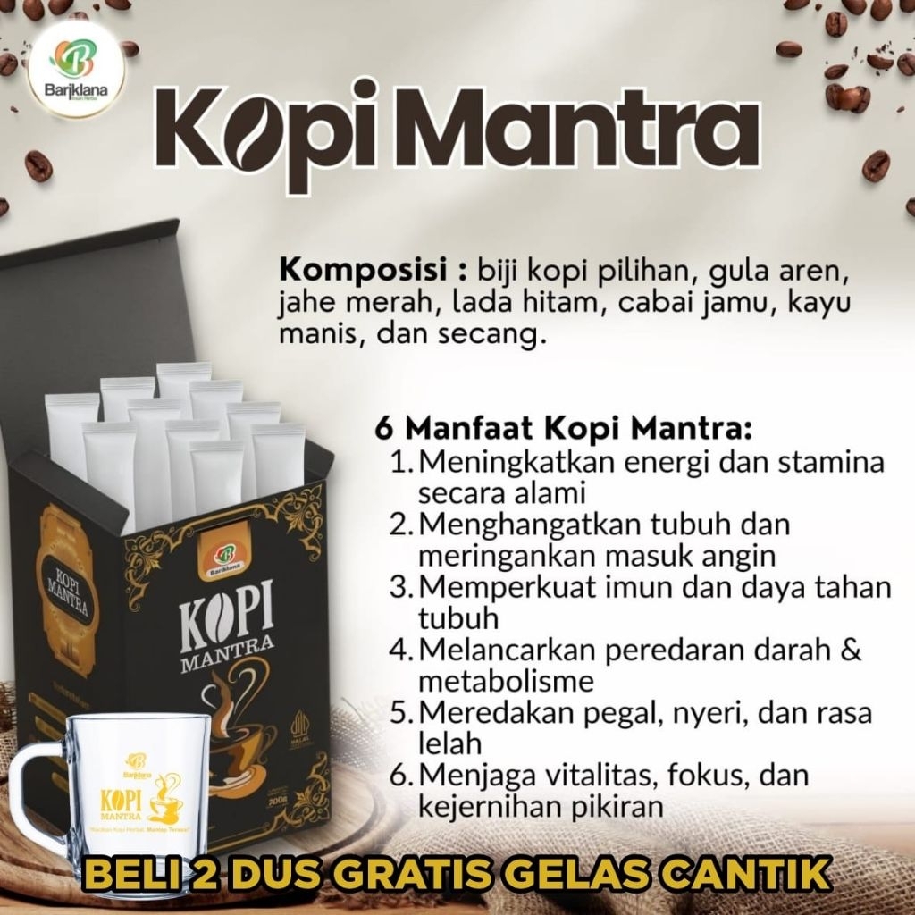 

[FREE GELAS] KOPI HITAM MANTRA BARIKLANA
