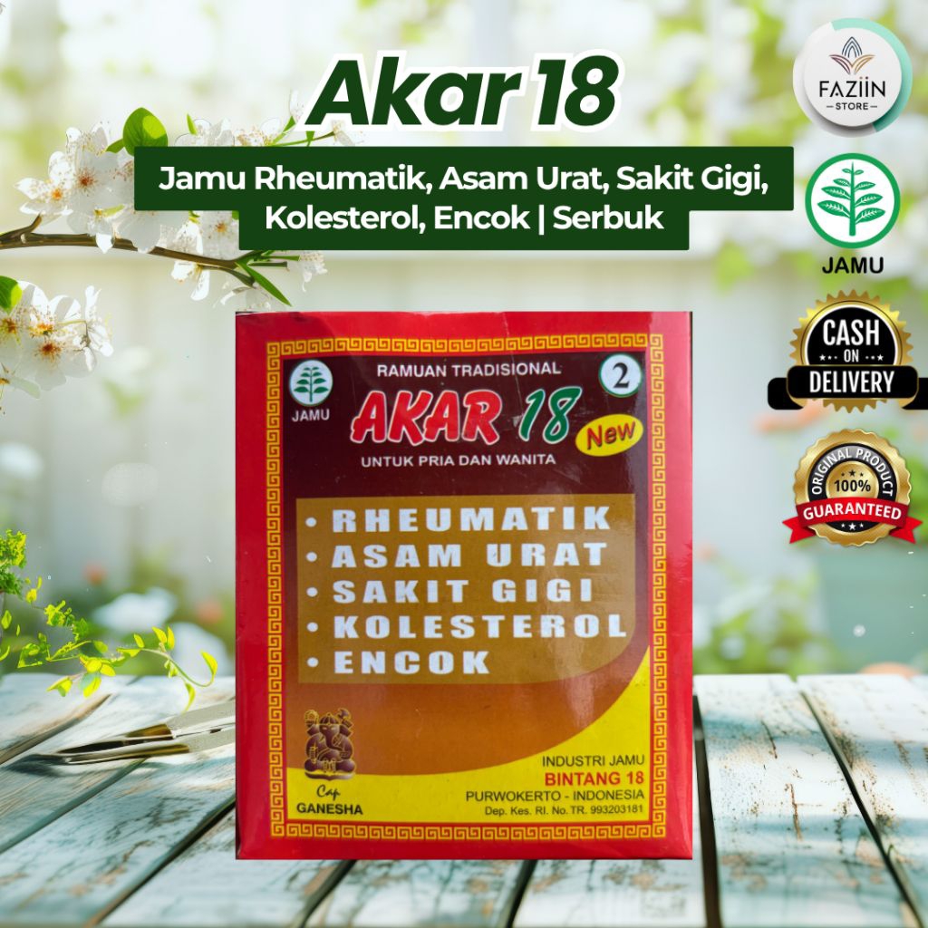 

Jamu Herbal Akar 18 Serbuk Untuk Rheumatik Dan Asam Urat