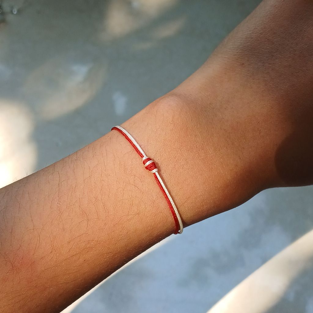 Gelang Tali Giok Ulir Hitam-Coklat