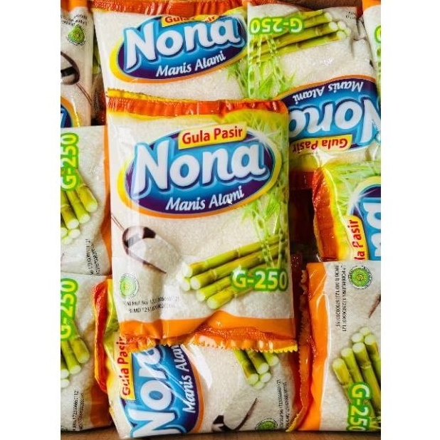 

(2 PCS) NONA GULA PASIR MANIS ALAMI G-250 210 GR / G-500 420 GR