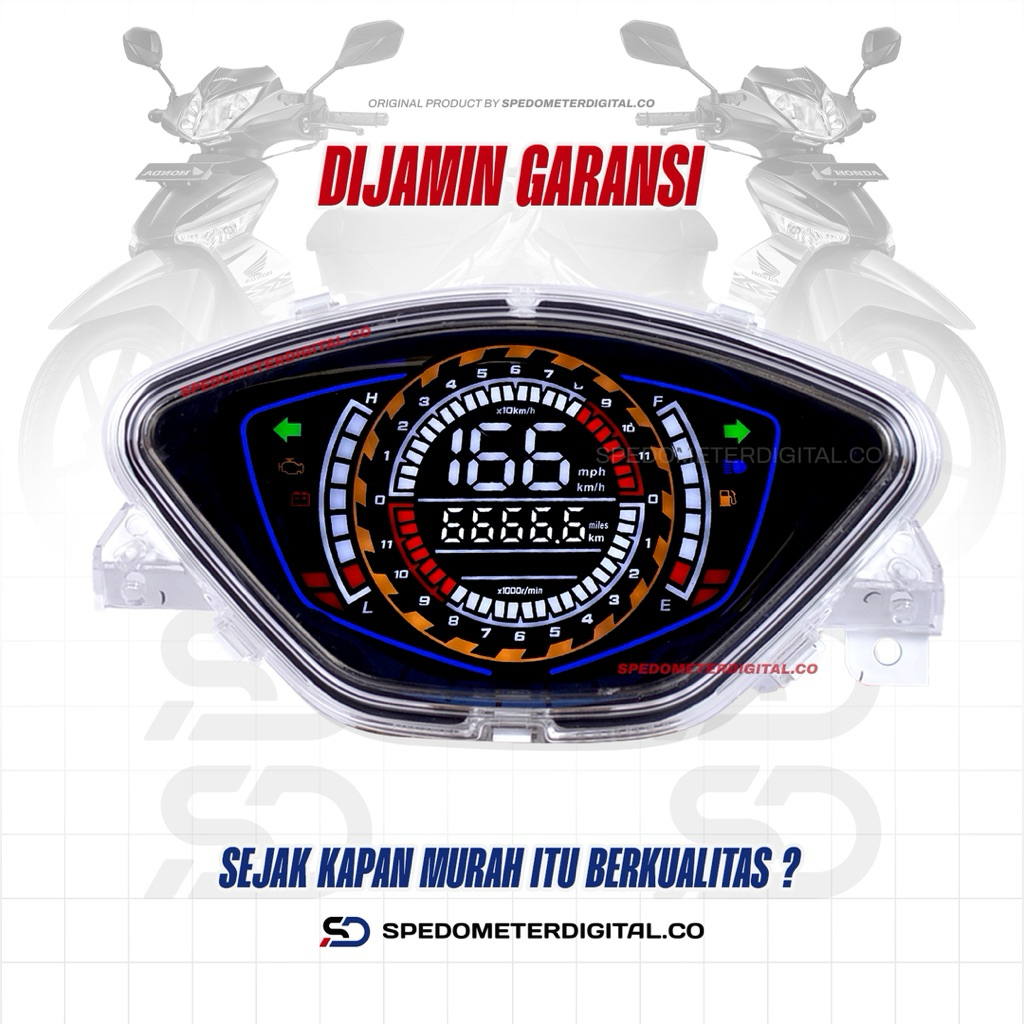 Spedometer Digital Supra X 125 KPH V3 PNP