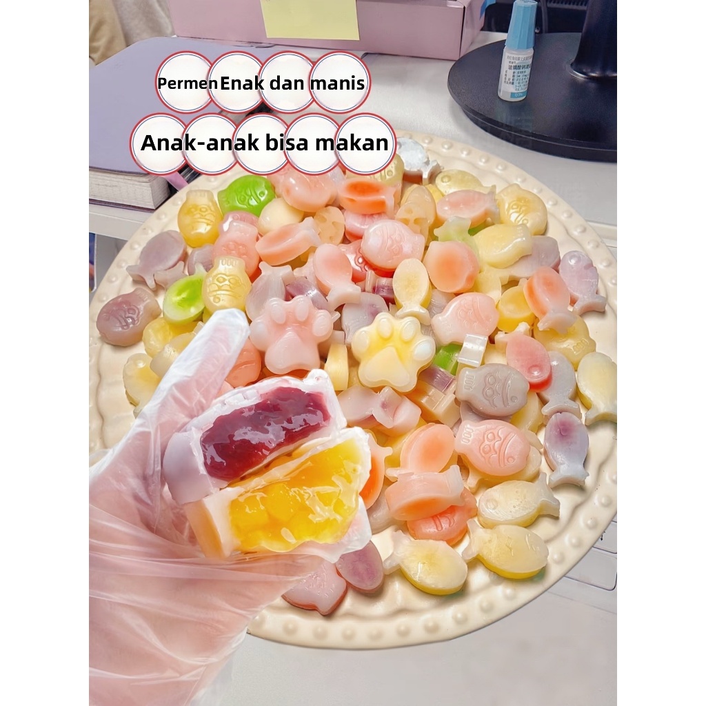 

Forcysn Permen Lilin Rasa Manis Dan Asam Bentuk Lucu Permen Virus Populer Cemilan