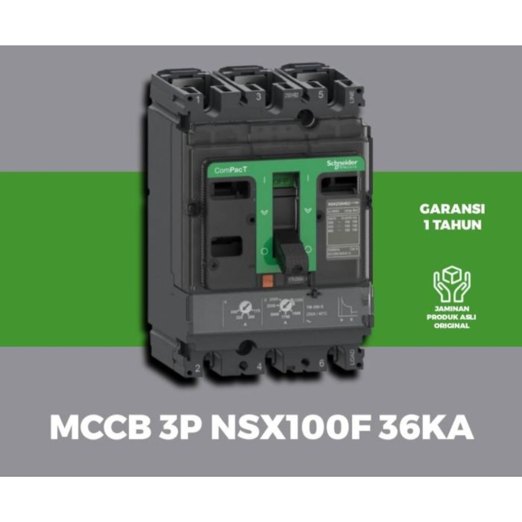 MCCB SCHNEIDER NSX 250F 250A 36Ka