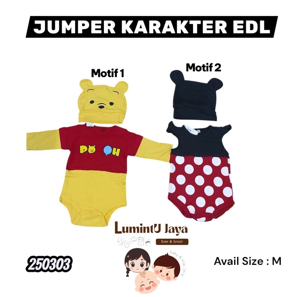 Jumper Karakter EDL | Pooh | polkadot | Mikkey mouse