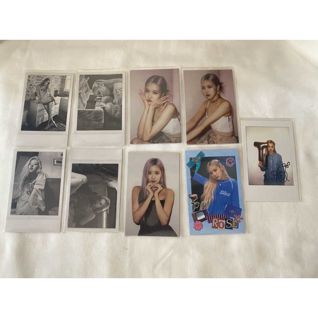 Blackpink Rose photocard