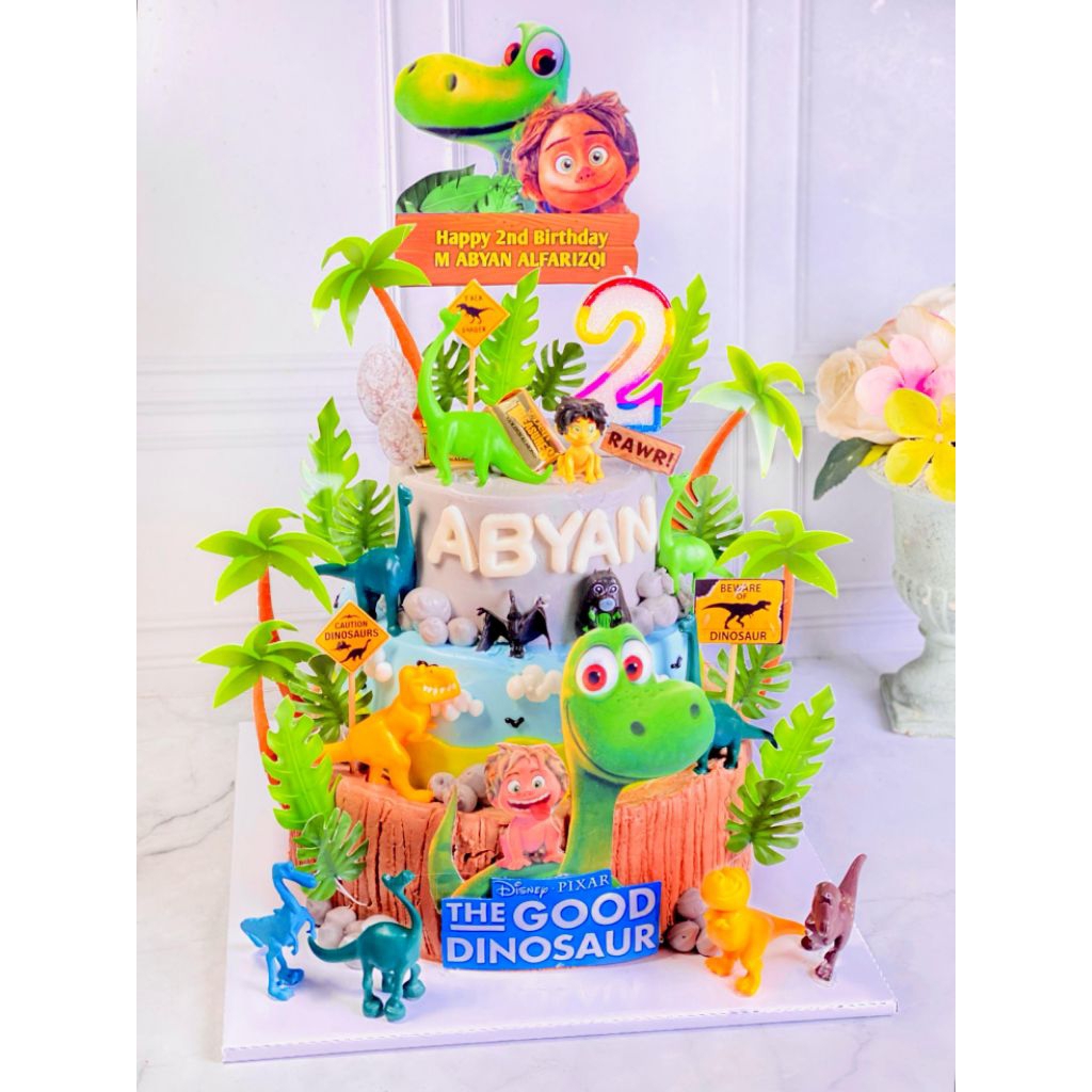 

kue ulang tahun birthday dinosaurus