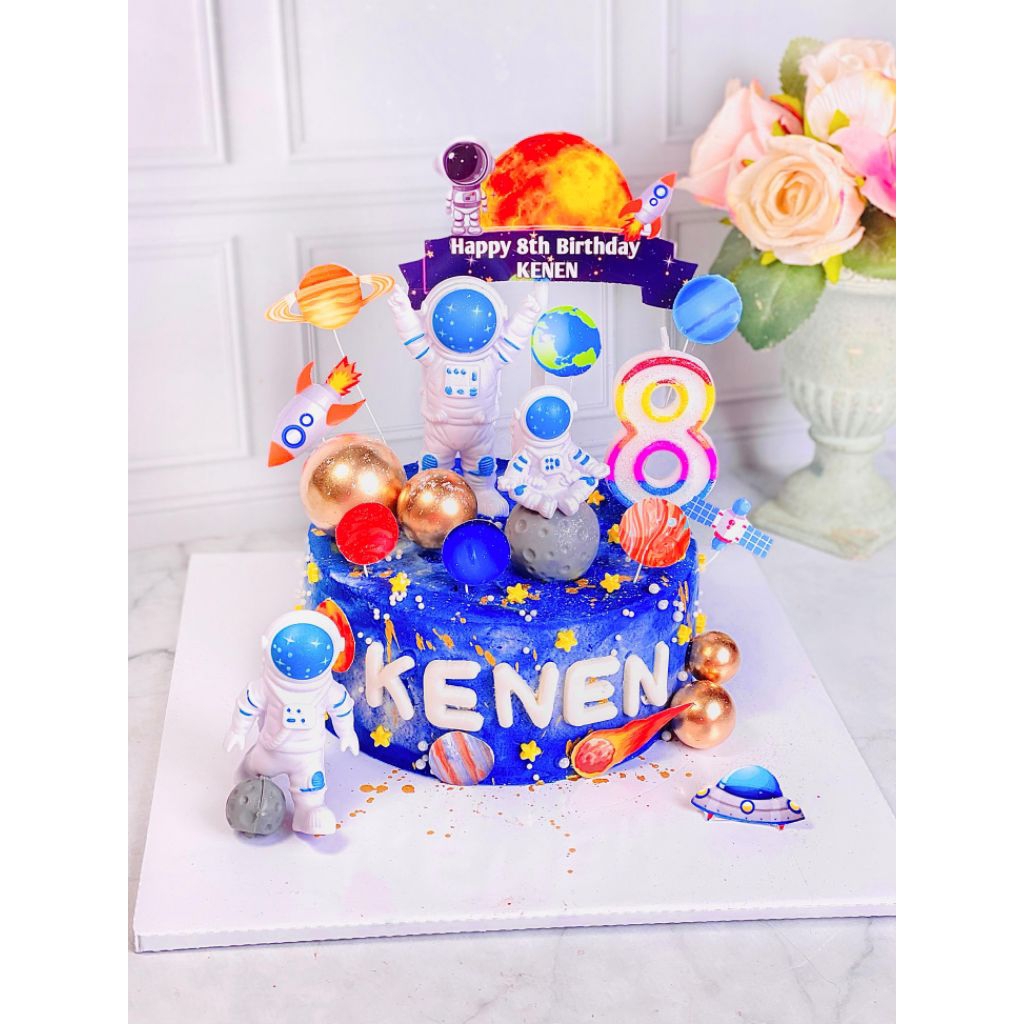 

kue ulang tahun anak birthday astronot (mainan)