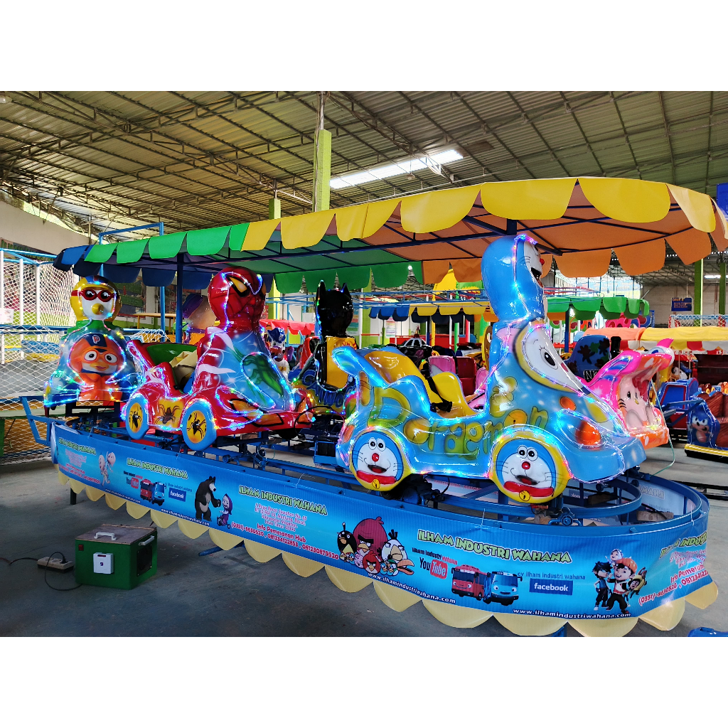 Odong Kereta Panggung Karakter Kartun