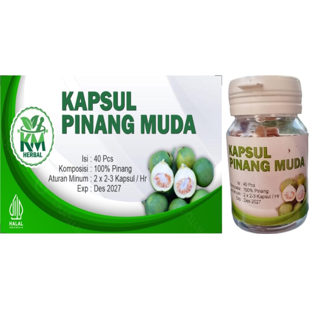 

Herbal Pinang Muda 100% Murni