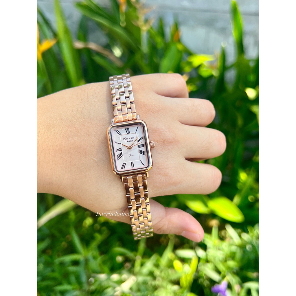 ALEXANDRE CHRISTIE WANITA MODEL KOTAK ROSEGOLD AC2B60