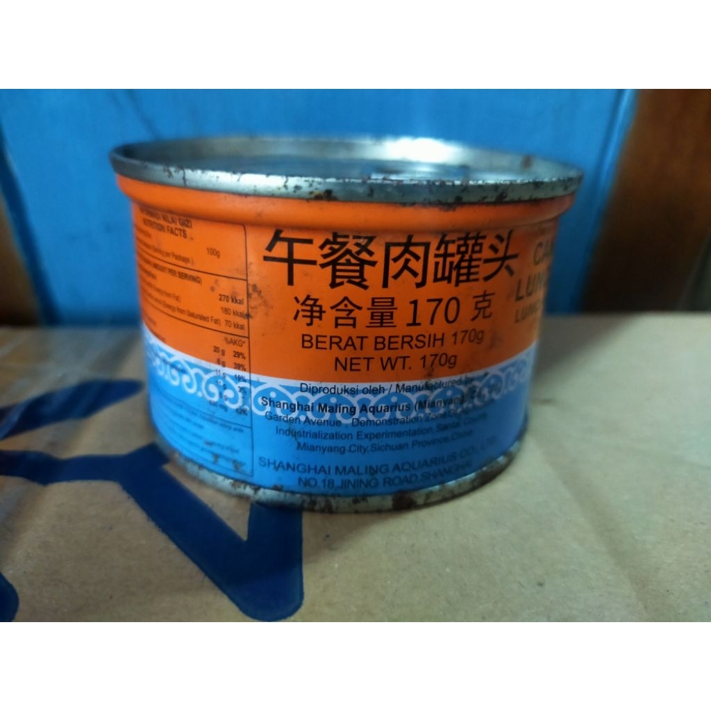 

Ma Ling B2 Canned Pork Luncheon Meat 170 gr REJECT KEMASAN