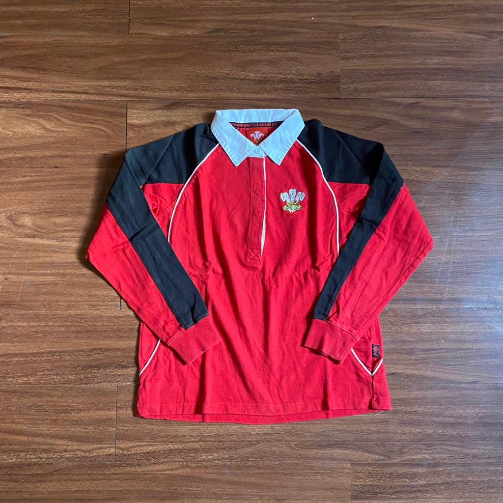 Polo Welsh Rugby Union Shirt Second Preloved