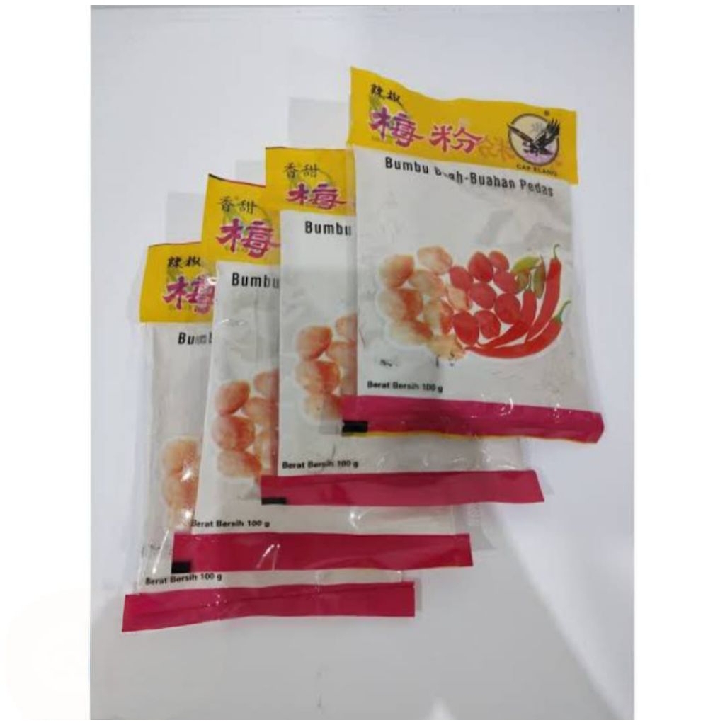 

Bumbu Buah Kimboy Pedas Cap Elang 100gram