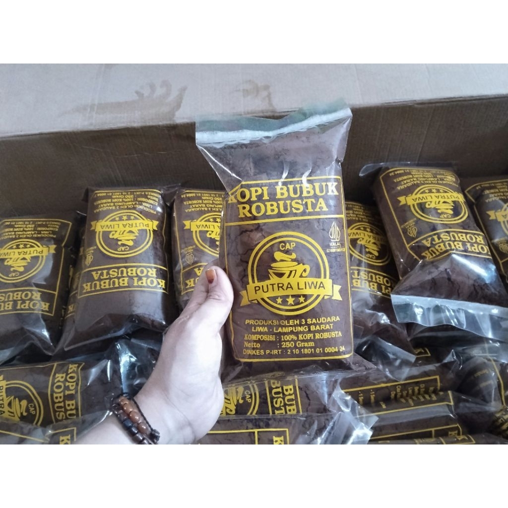 

kopi bubuk robusta putra liwa
