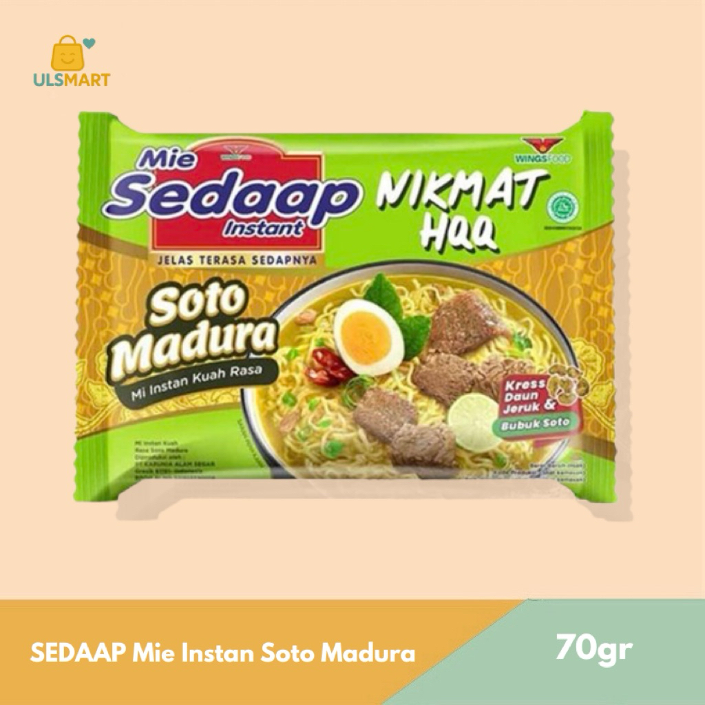

SEDAAP Mie Instan Soto Madura 70 g