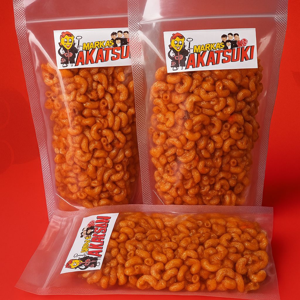 

MAKARONI AKATSUKI enak gurih pedas mantap