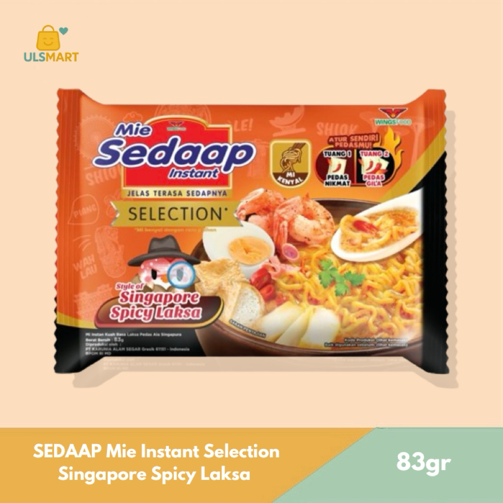 

SEDAAP Mie Instant Selection Singapore Spicy Laksa