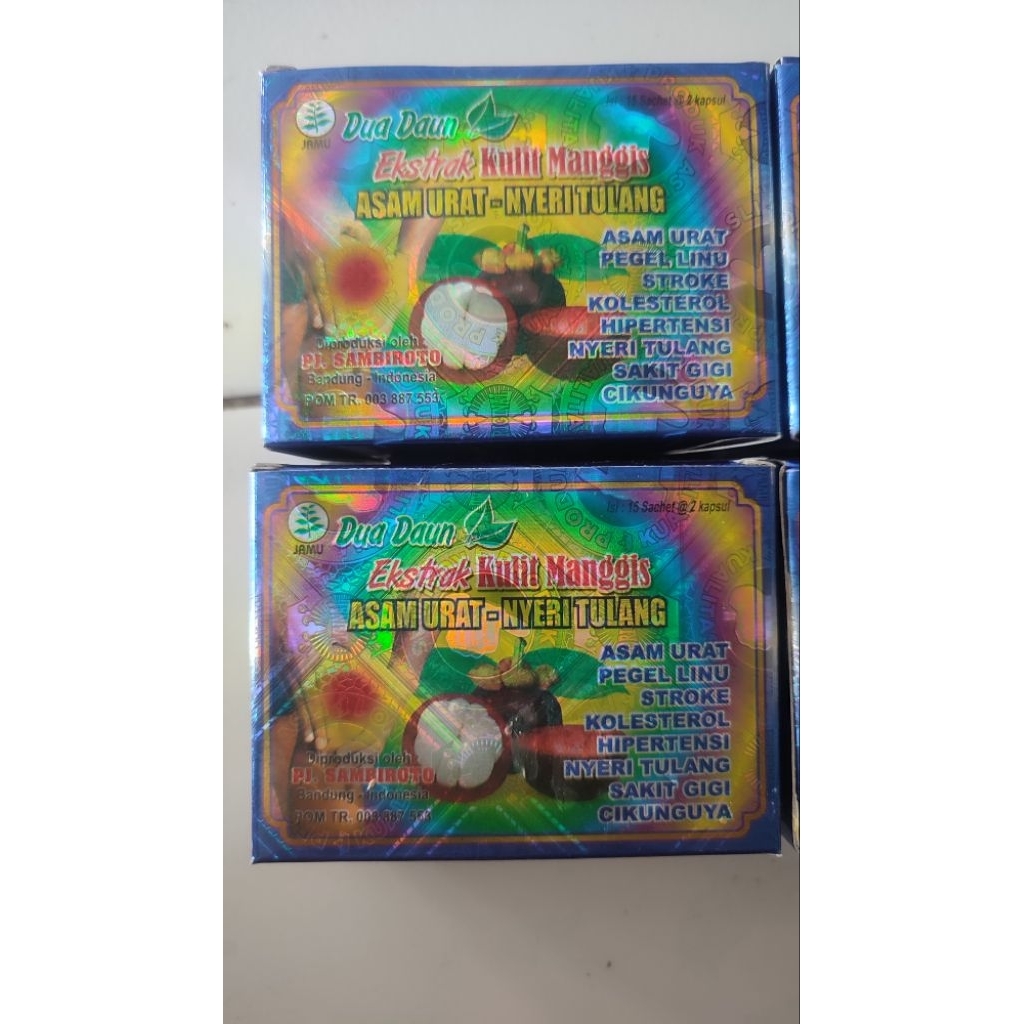 EXTRAK KULIT MANGGIS atasi ASAM URAT & NYERI TULANG