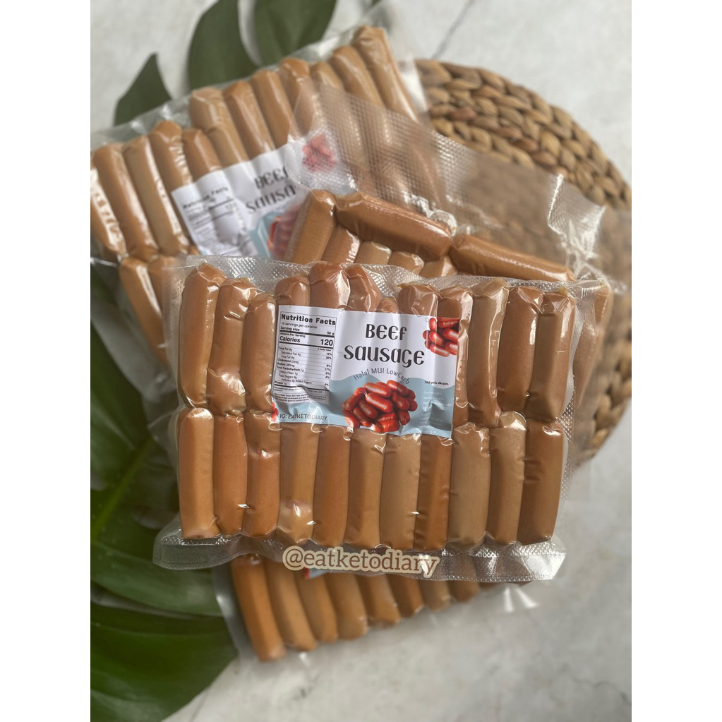 

Sosis Bratwurst Low Carb Keto DEBM Halal EatKetoDiary
