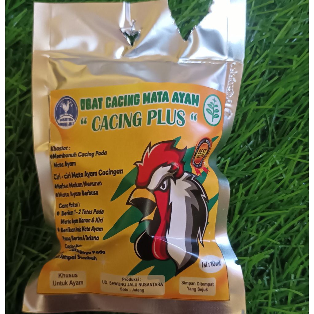 Obat Cacing Mata Ayam " Cacing Plus "