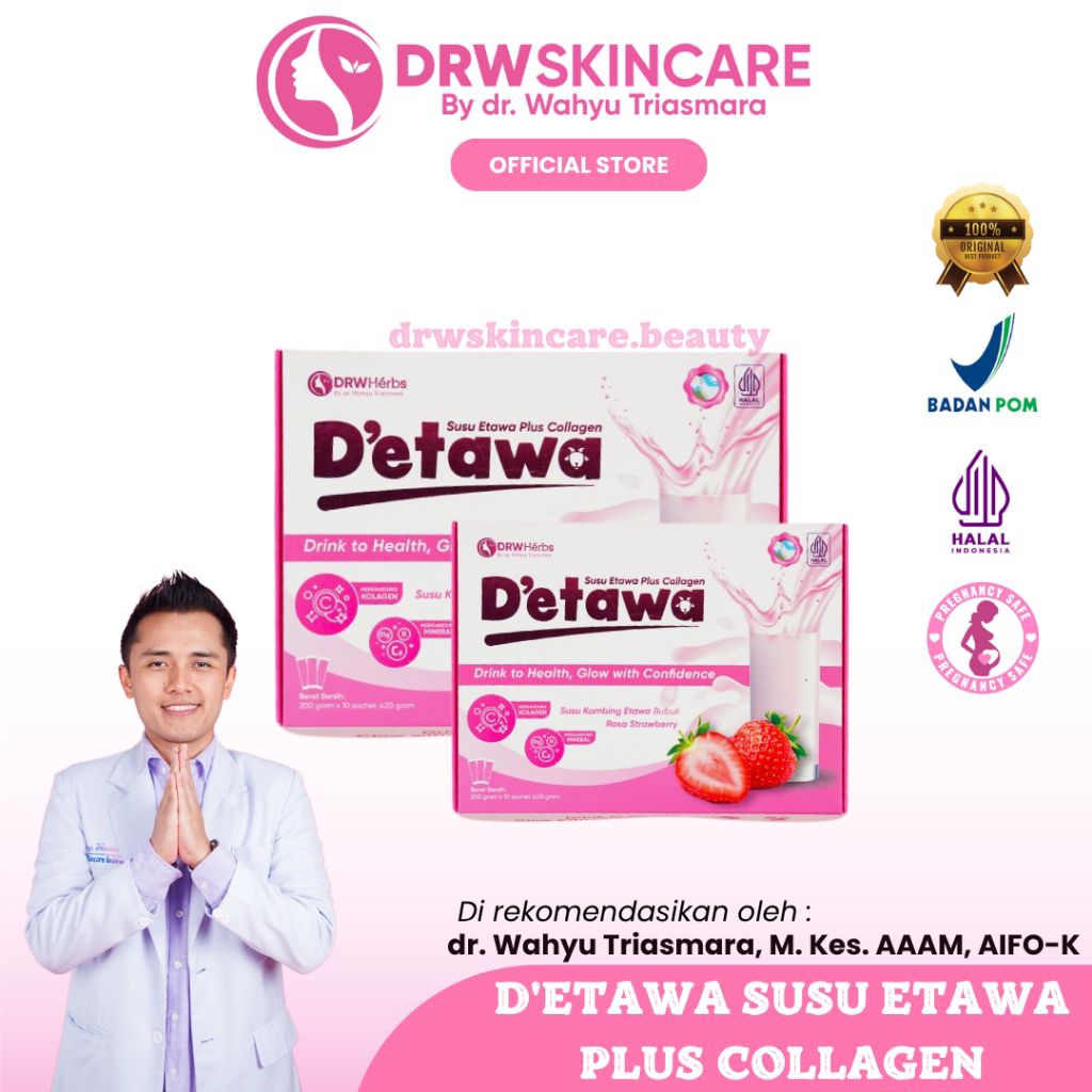 

D'etawa Susu Kambing Plus Collagen Rasa Strawberry