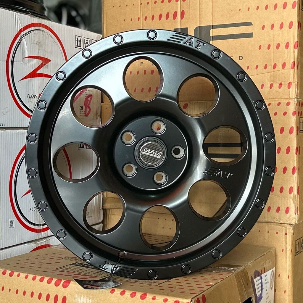Velg SSW 227 Ring 17 Lebar 8.5 Pcd 5x108 Et 30 Warna Black Velg Mobil Chery J6