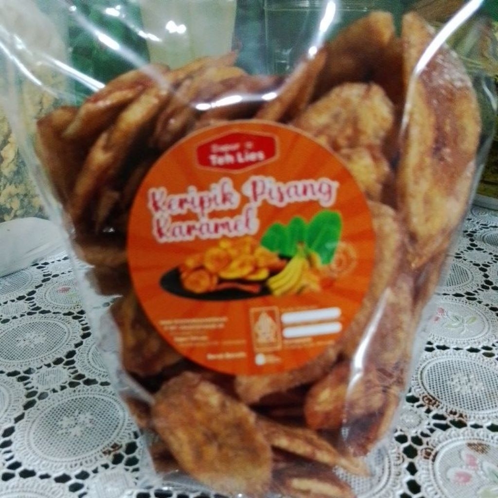 

kripik pisang karamel|Dapur Teh Lies