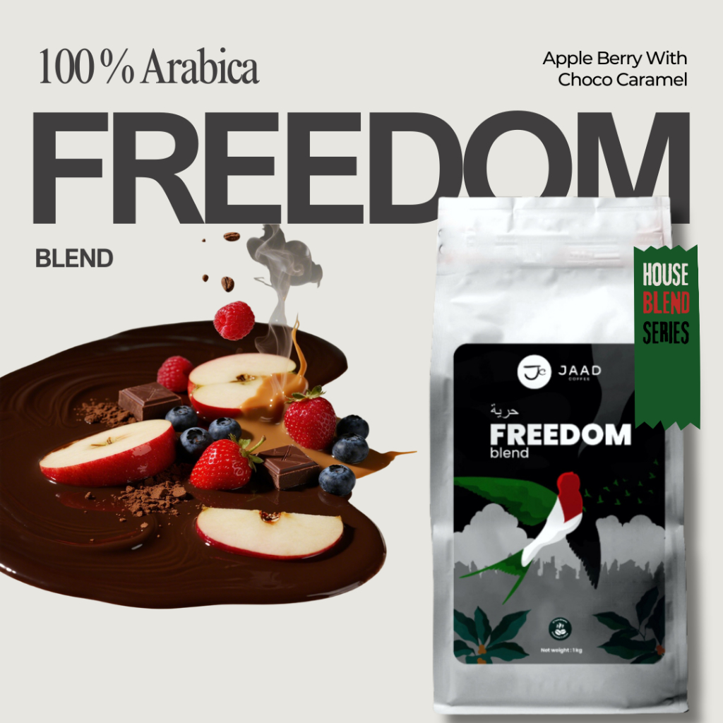 

Freedom Blend 100% Arabica - Espresso House Blend Grade 1 - Kopi Bubuk Fresh Roasted