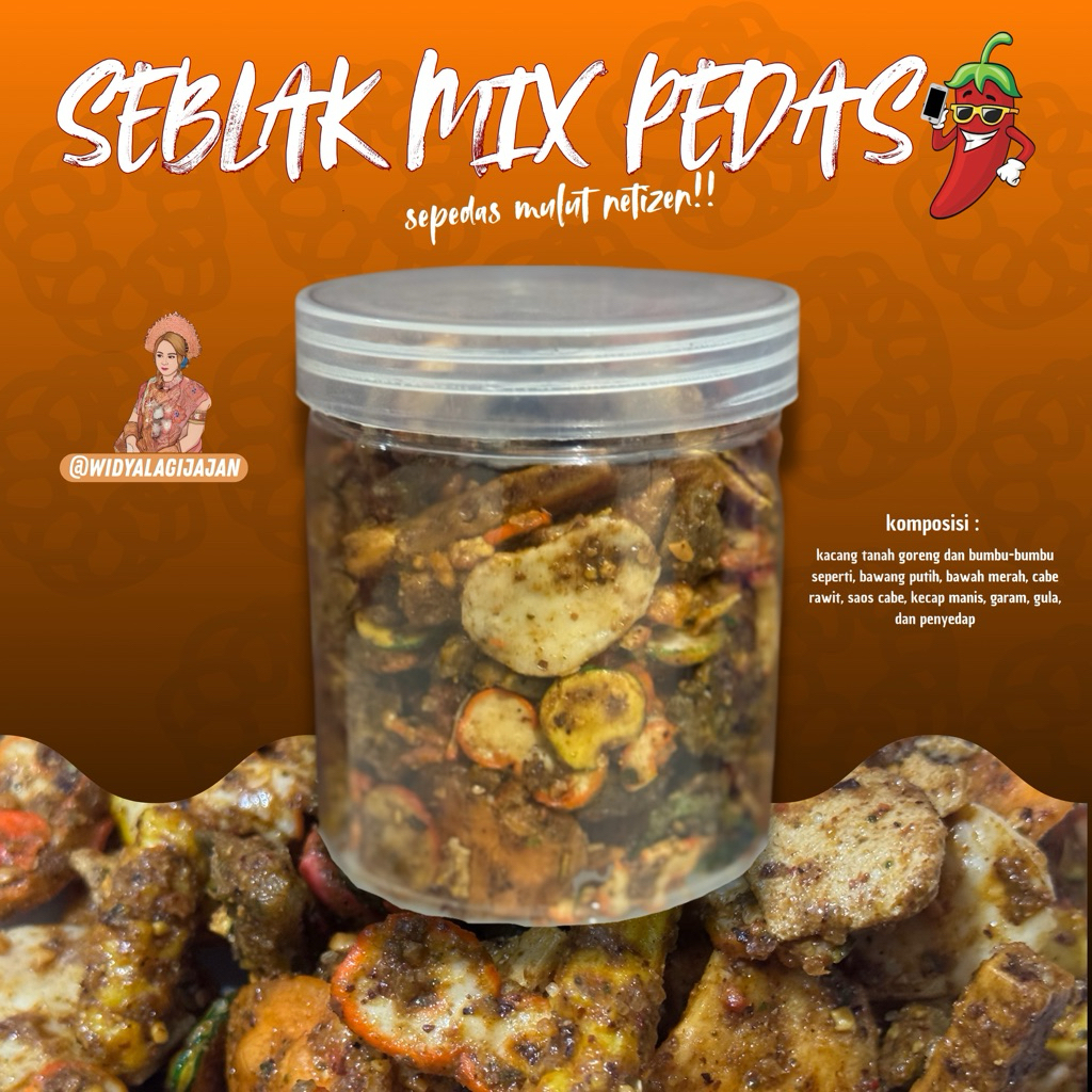 

SEBLAK MIX PEDAS KEMASAN TOPLES By Widyalagijajan