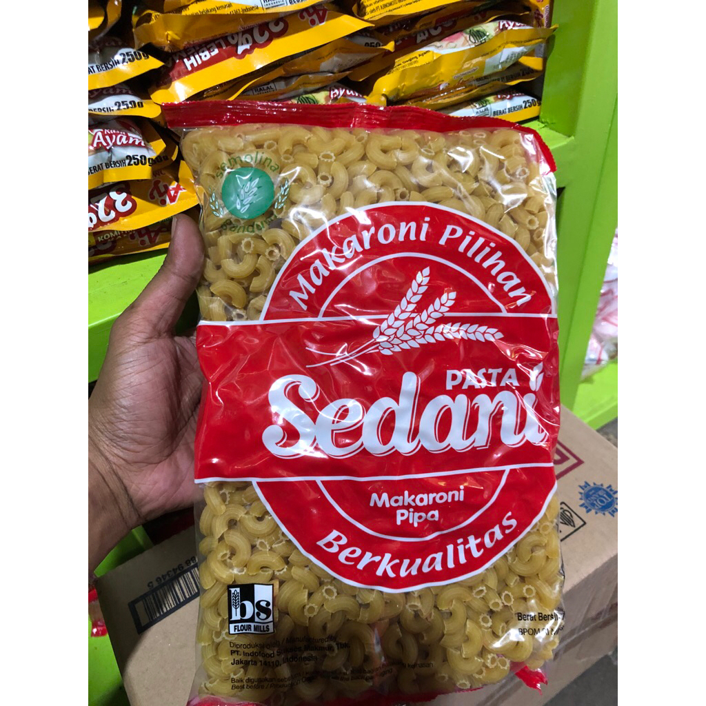 

sedani pipa / makaroni rebus sayur