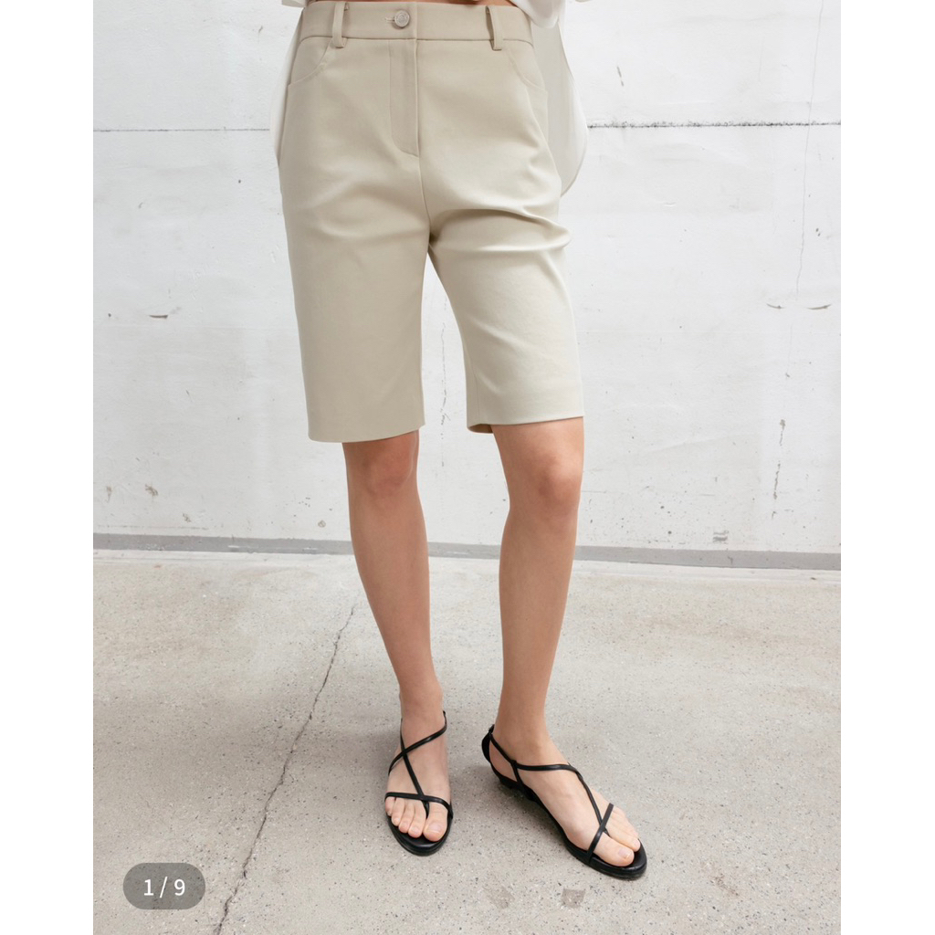 Preloved ORIGINAL ORR Bermuda Cotton Shorts S - Beige