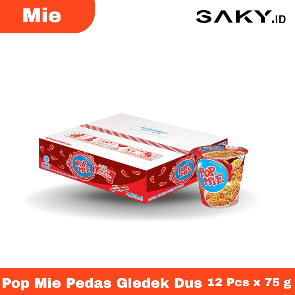 

Pop Mie Pedas Gledek Dus Isi 12 Pcs