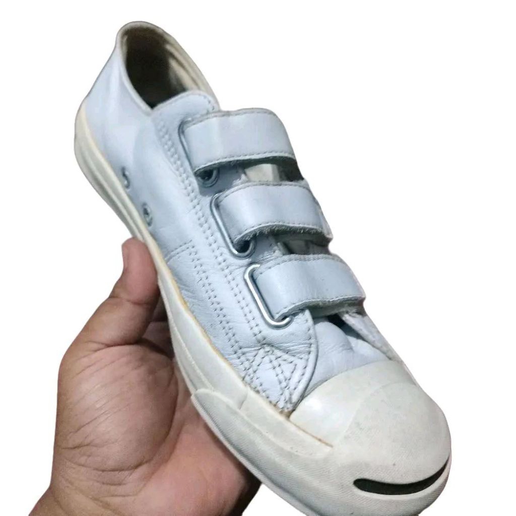 Converse Jack Purcell ox velcro white japan domestic market