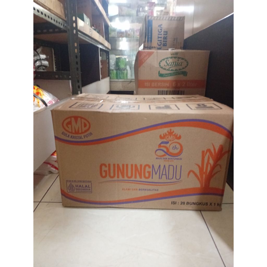 

Gula GMP 1 Dus 20 Bungkus × 1 Kg