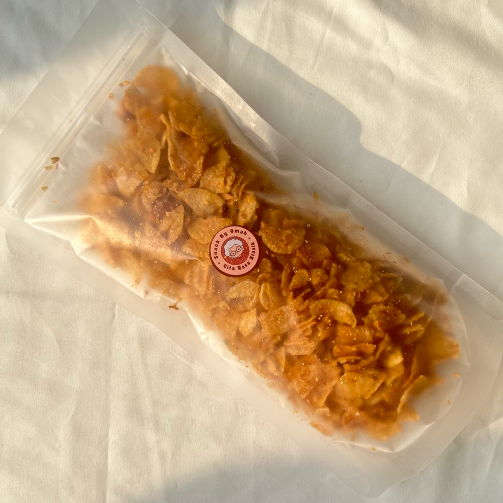 

Kentang Ebi Premium – Snack Rumahan Kriuk Gurih, Taburan Ebi Melimpah (ukuran 250 gram)